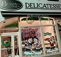 Long Beach, New York Holiday Window Decoration